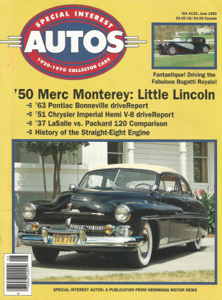 SPECIAL-INTEREST AUTOS 1993 JUNE #135 - BUGATTI ROYALE,'63 BONNEVILLE